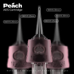 Cartucho PEACH PMU - Revestimiento redondo de 0,20/0,25/0,30 mm de largo