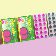 INKY PAWS™ PEACH INK CUP – Sterile Silicone Ink Cups (72 pcs/box)