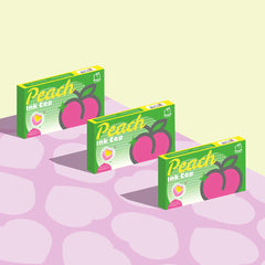 INKY PAWS™ PEACH INK CUP – Sterile Silicone Ink Cups (72 pcs/box)