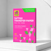 Inky Paws pink and purple tattoo thermal transfer paper A4 25 sheets