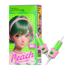 PEACH Cartridge - Round Liners #08 Long Taper