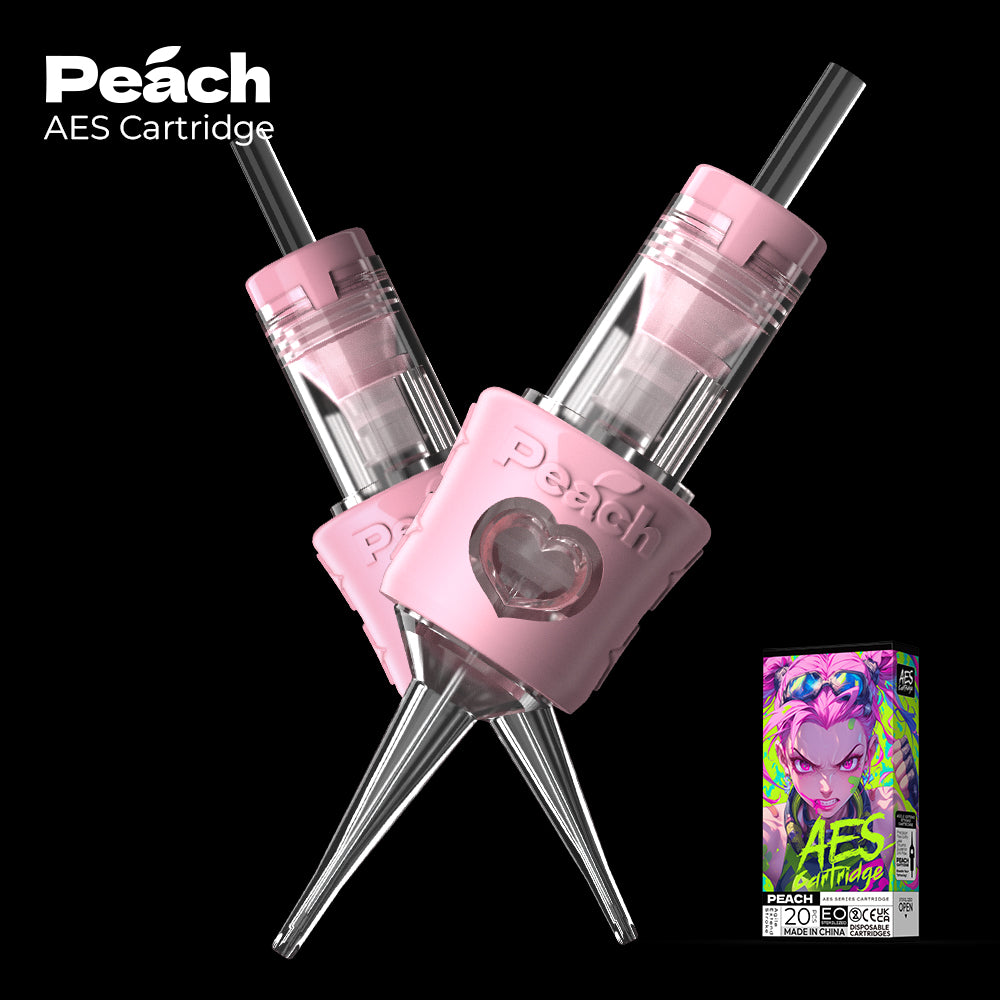 PEACH PMU Cartridge - Round Liner 0.20/0.25/0.30mm Long Taper