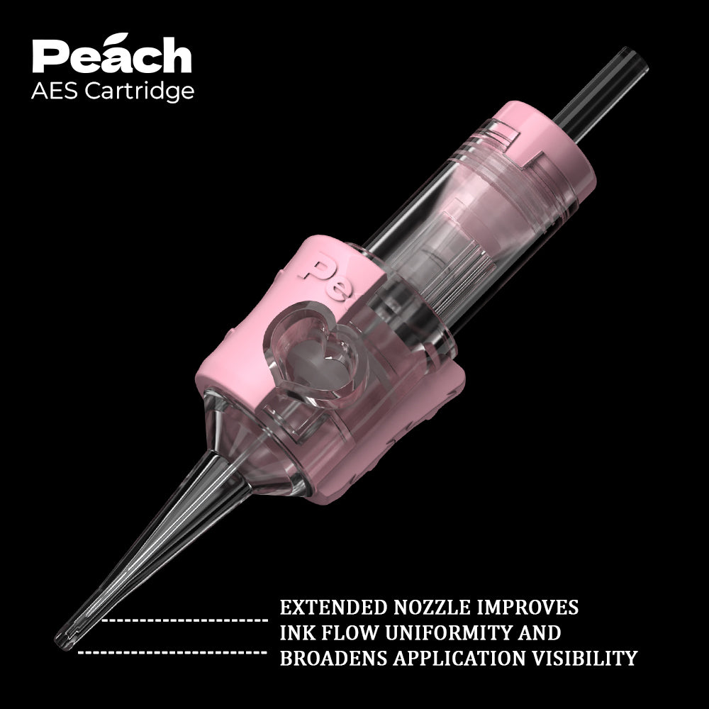 PEACH PMU Cartridge - Round Liner 0.20/0.25/0.30mm Long Taper