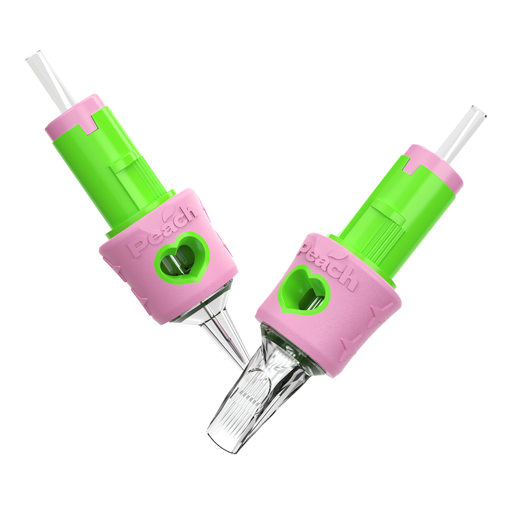 PEACH Cartridge - Round Liners #08 Long Taper