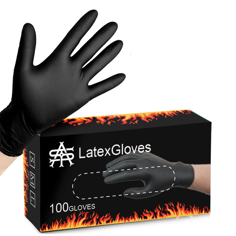 Black Nitrile Disposable Gloves | Inky Paws Tattoo Supply