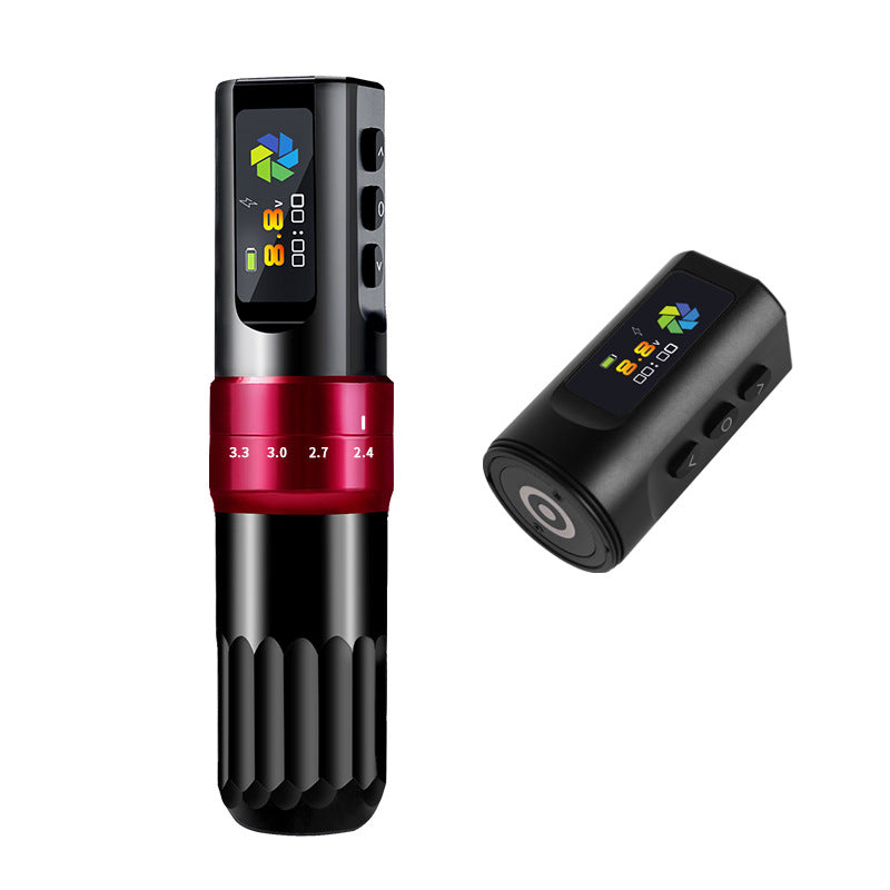 Wireless Tattoo Pen with Hollow Cup Motor-Inky Paws Tattoo Supply