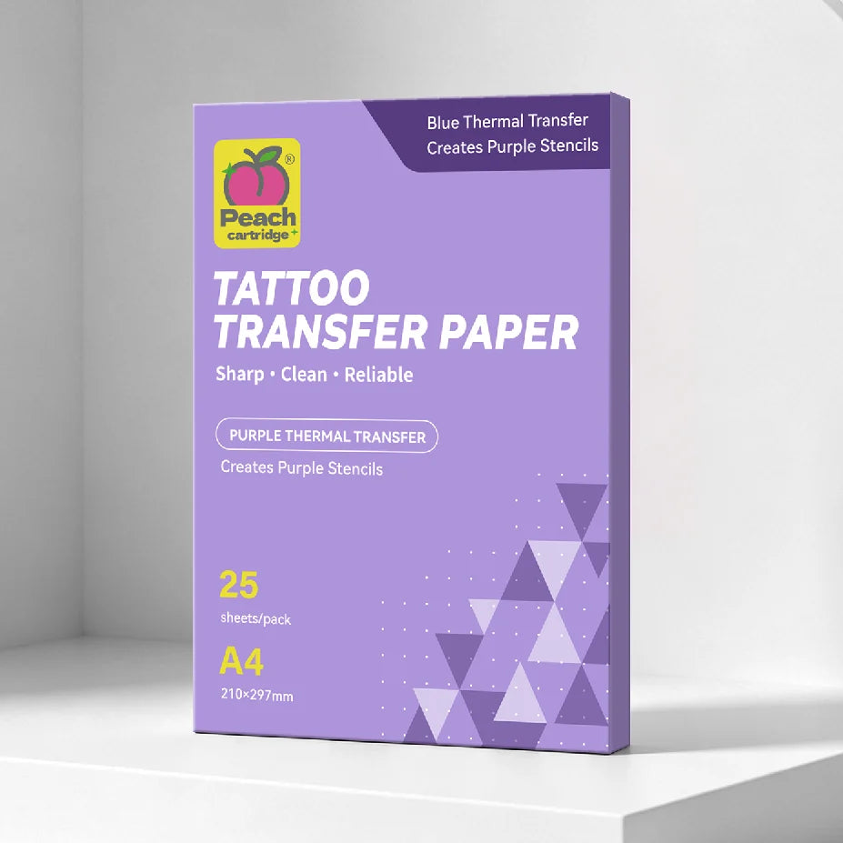 Purple tattoo thermal transfer paper for professional tattoo stencils