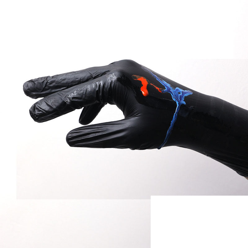 Black Nitrile Disposable Gloves | Inky Paws Tattoo Supply