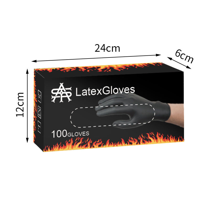 Black Nitrile Disposable Gloves | Inky Paws Tattoo Supply
