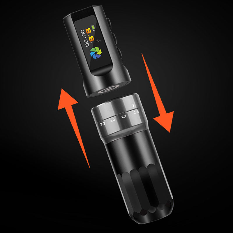 Wireless Tattoo Pen with Hollow Cup Motor-Inky Paws Tattoo Supply